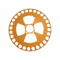 Disco Milho Apollo Rampflow Modelo Universal 15,00mm Laranja Claro