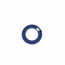 Anel Milho Apollo Modelo Titanium 4,00mm Com Rebaixo 2,5 Azul Escuro 