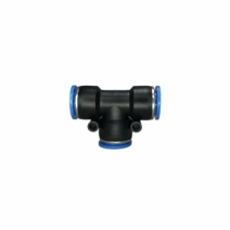 TEE União Emenda Tubo 4''  Engate Rápido Instantânea Plástica 