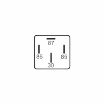 Rele Auxilia Universal 12V 40A Sem Suporte TRA108202/DNI0111
