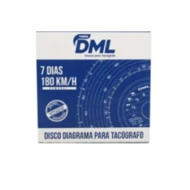Disco Tacografo Semanal DML125km - Caixa 