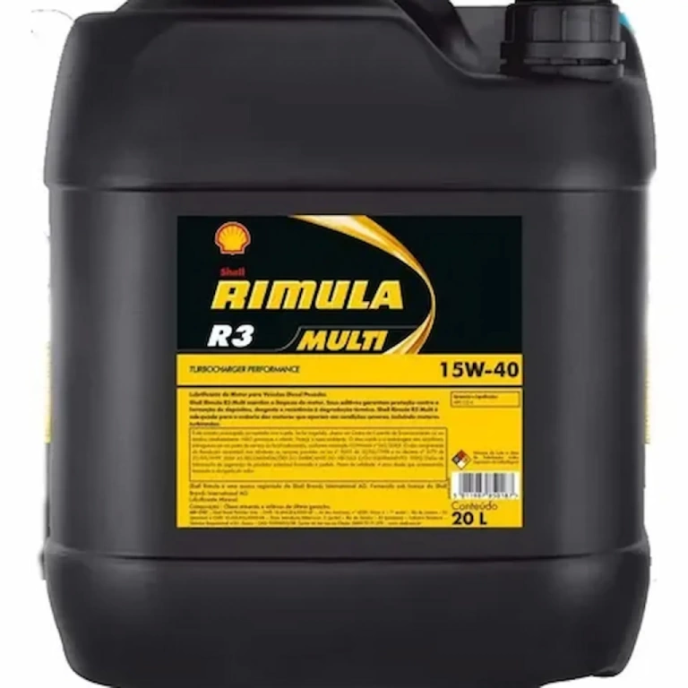Óleo de Motor Rimula R3 Shell 15W40 Balde 20lts