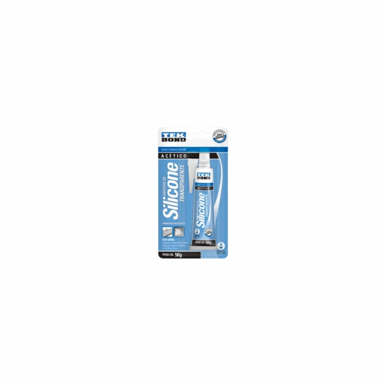 Silicone Acético Transparente 50g TEKBOND